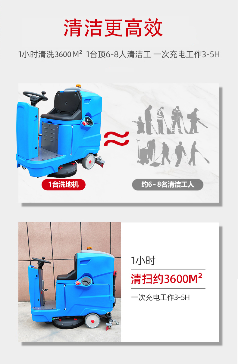 离岛驾驶式洗地机更适合用在高铁站